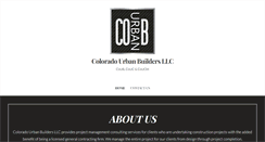 Desktop Screenshot of coloradourbanbuildersllc.com